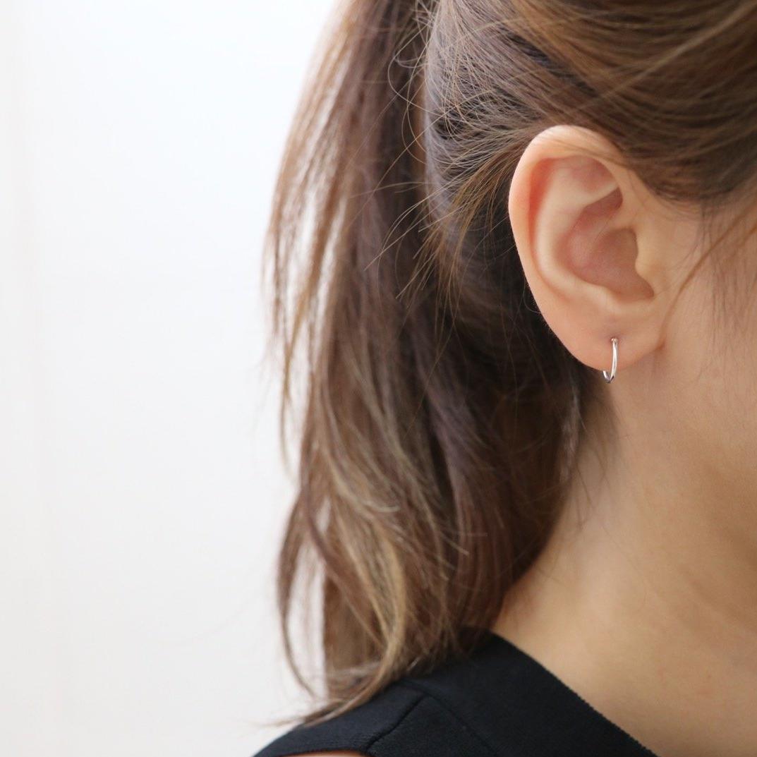 Yellow Gold Vermeil 12mm Classic Hoop Earrings image 1